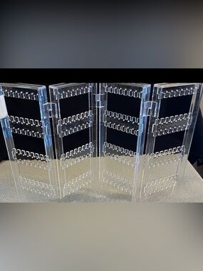 (2/$30) Clear Acrylic Folding Jewellery holder